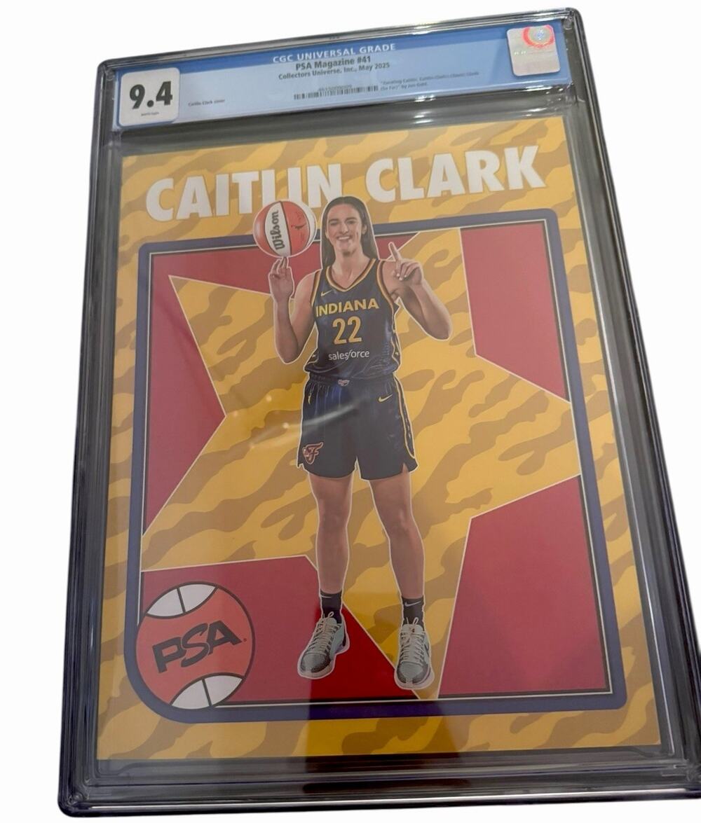 PSA Magazine #41 Collectors Caitlin Clark Basketball Cover May 2025 CGC 9.4